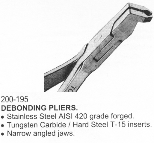 Orthodontics Instruments, Debonding Pliers